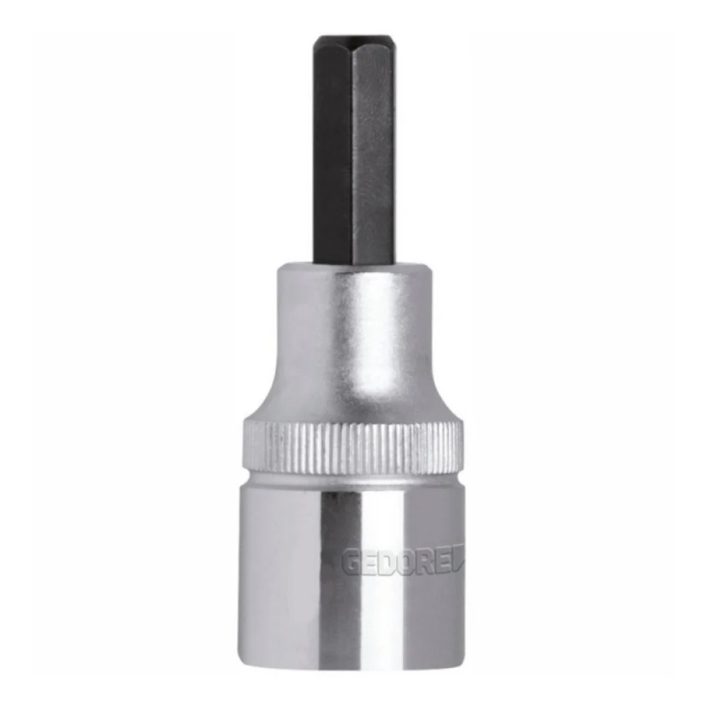 Soquete Ponta Allen Encaixe 1/2" CRV 1/2X8MM Gedore Red R62550810