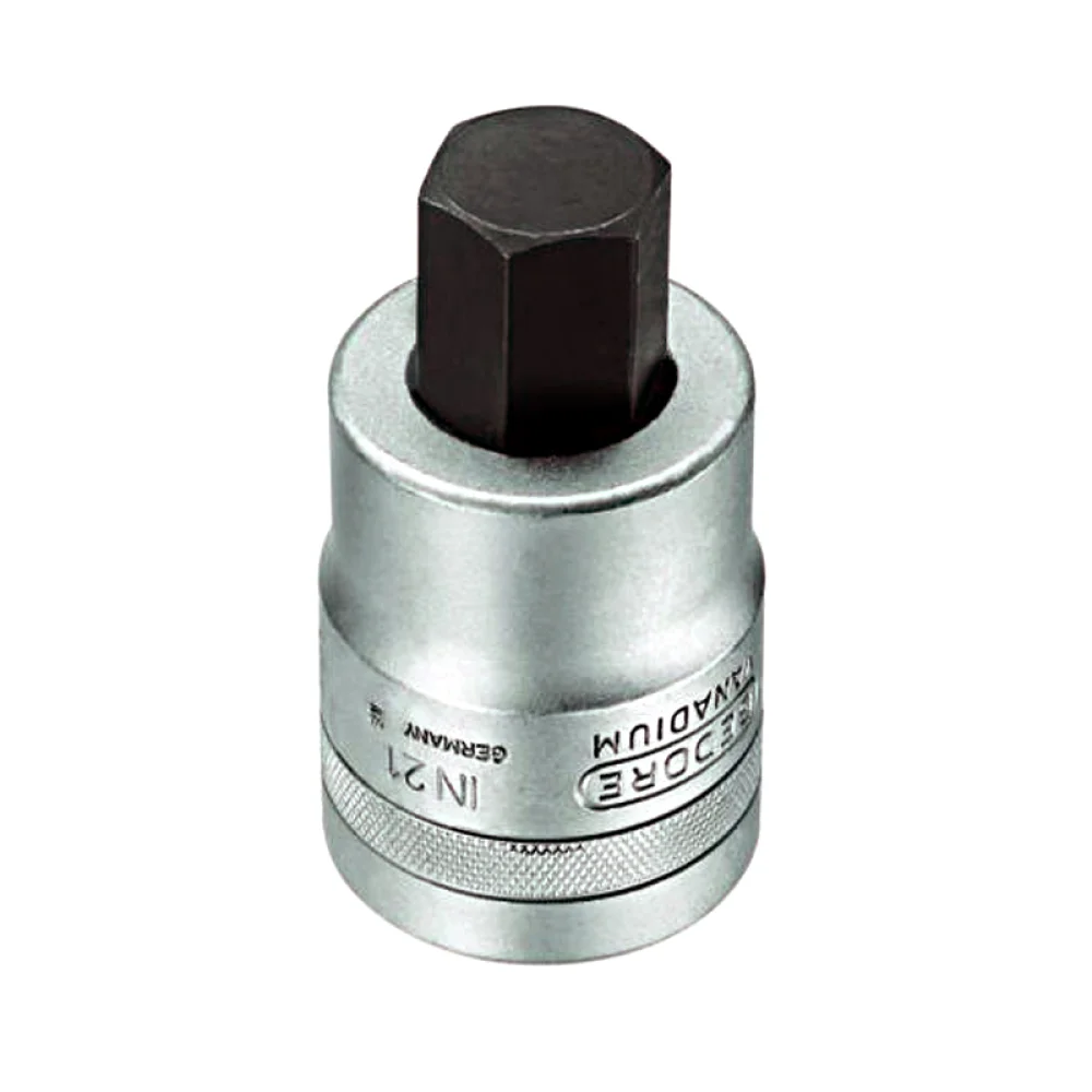 Soquete Ponta Allen Encaixe 1" CRV 1X19MM Gedore IN21