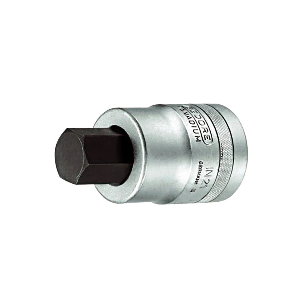 Soquete Ponta Allen Encaixe 1" CRV 1X19MM Gedore IN21