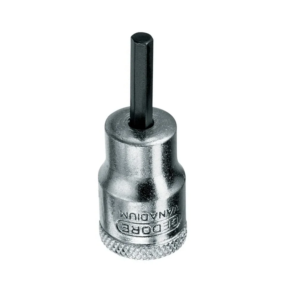 Soquete Ponta Allen Encaixe 1/2" CRV 1/2X10MM Gedore IN19