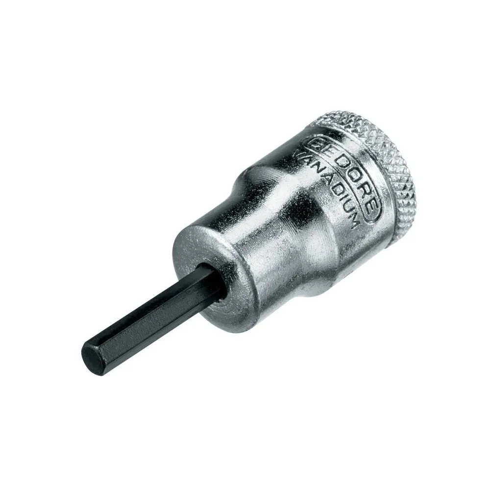 Soquete Ponta Allen Encaixe 1/2" CRV 1/2X10MM Gedore IN19