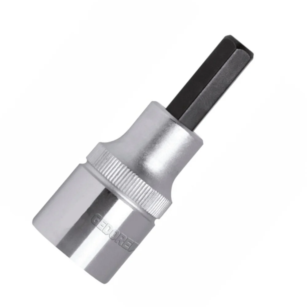 Soquete Ponta Allen Encaixe 1/2" CRV 1/2X10MM Gedore Red R62551010