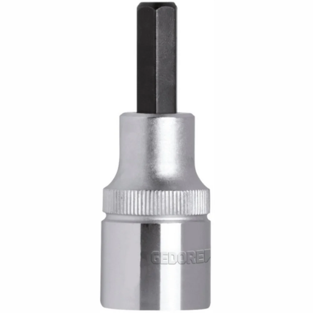 Soquete Ponta Allen Encaixe 1/2" CRV 1/2X12MM Gedore Red R62551210