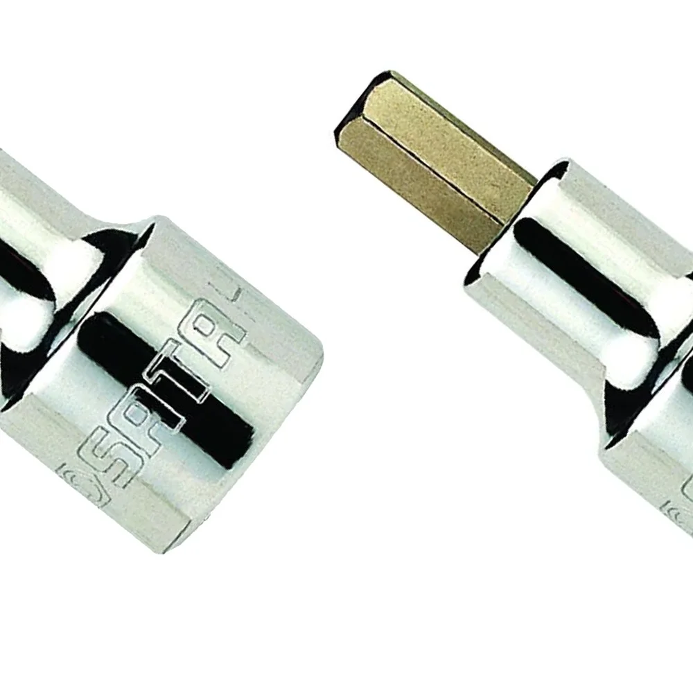 Soquete Ponta Allen Encaixe 1/2" CRV 1/2X3/8" Sata ST24403SC