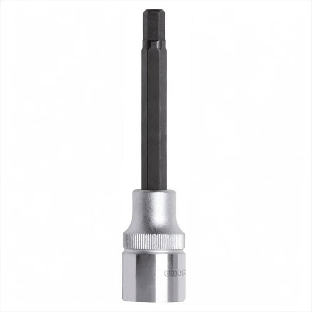 Soquete Ponta Allen Longo Encaixe 1/2" CRV 1/2X10MM Gedore Red R62551019