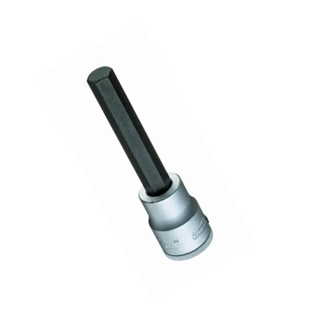 Soquete Ponta Allen Longo Encaixe 3/4" CRV 3/4X14MM Gedore IN32L