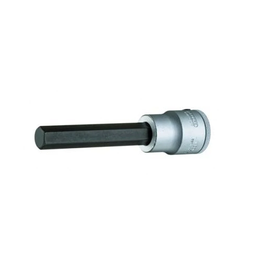 Soquete Ponta Allen Longo Encaixe 3/4" CRV 3/4X14MM Gedore IN32L