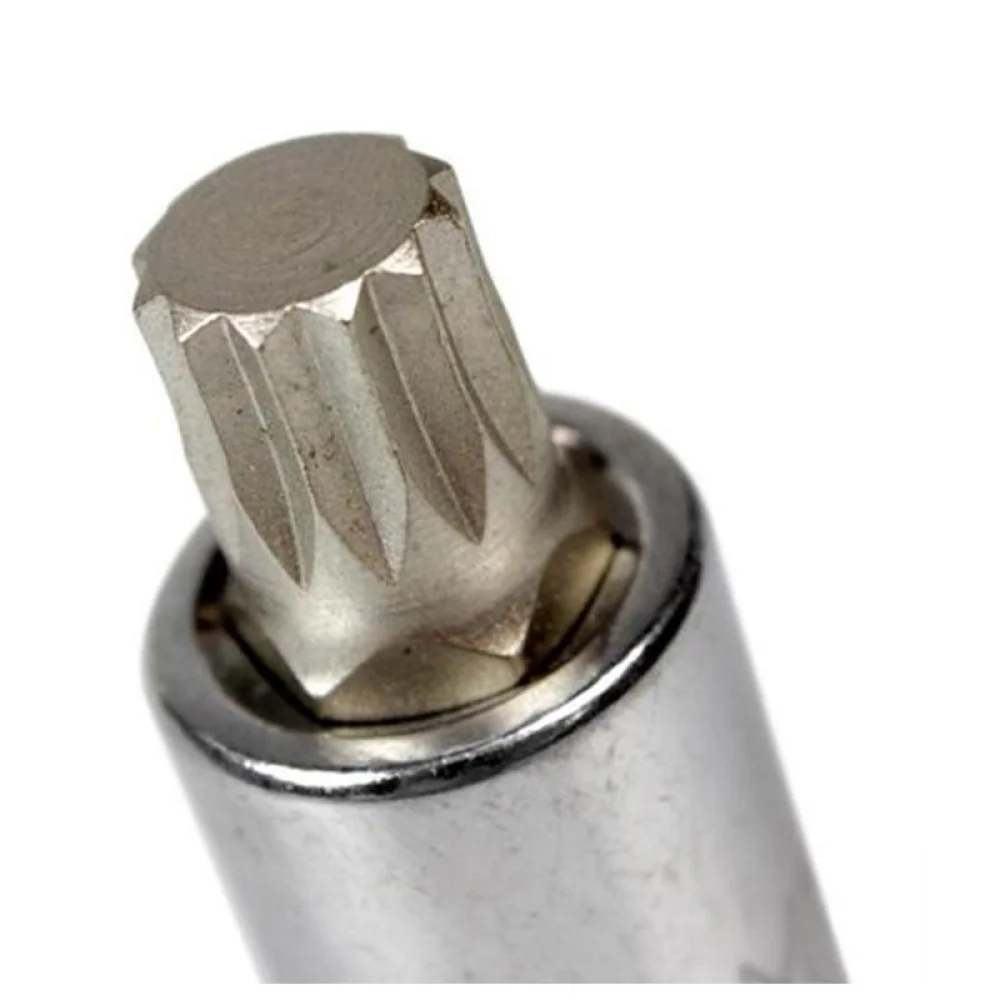 Soquete Ponta Multidentada Encaixe 1/2" CRV 1/2X14MM Sata ST24806SC