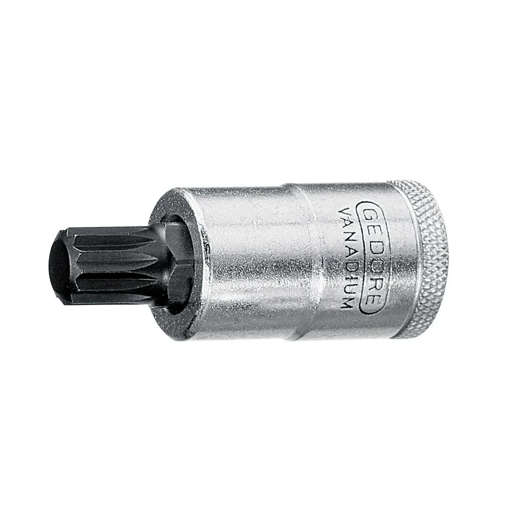 Soquete Ponta Multidentada Encaixe 1/2" CRV 1/2X5MM Gedore INX19