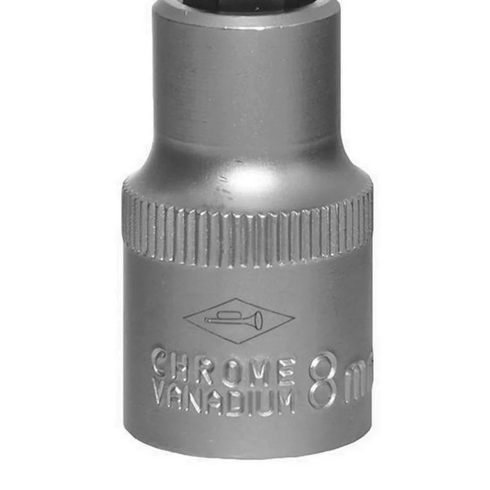 Soquete Ponta Multidentada Encaixe 1/2" CRV 1/2X8MM Corneta 3323008