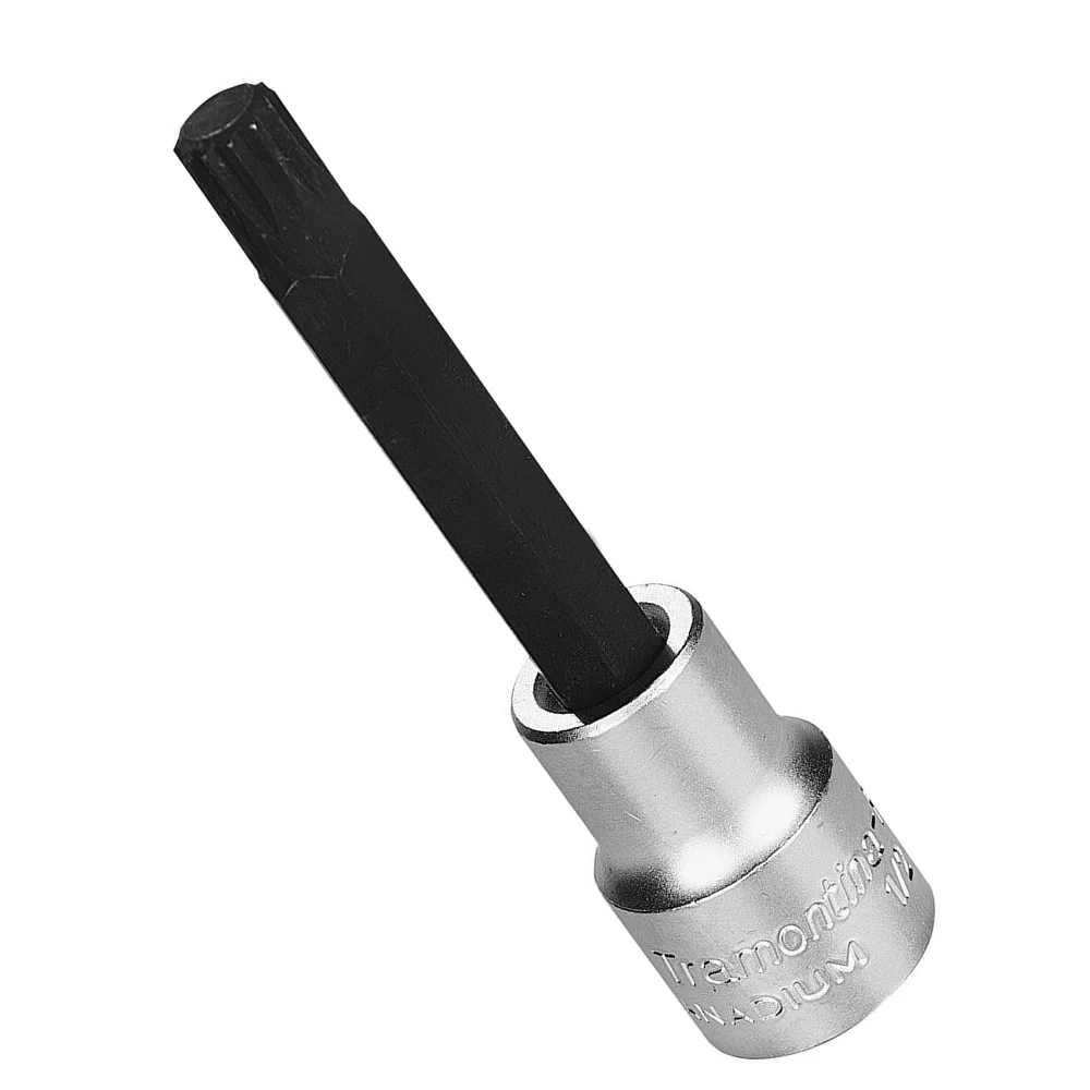 Soquete Ponta Multidentada Longo CRV 1/2X10MM Tramontina Pro 44865/110