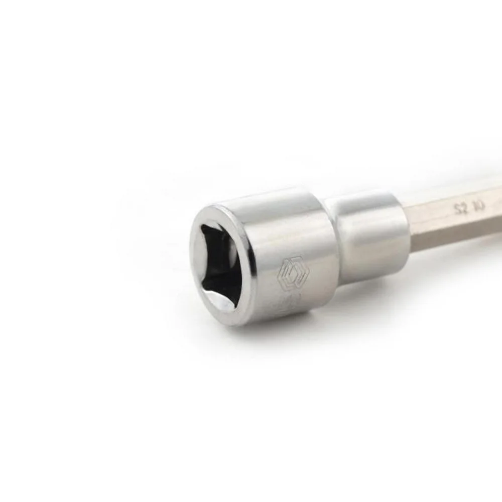 Soquete Ponta Multidentada Longo Encaixe 1/2" CRV 1/2X10MM Sata ST25804SC