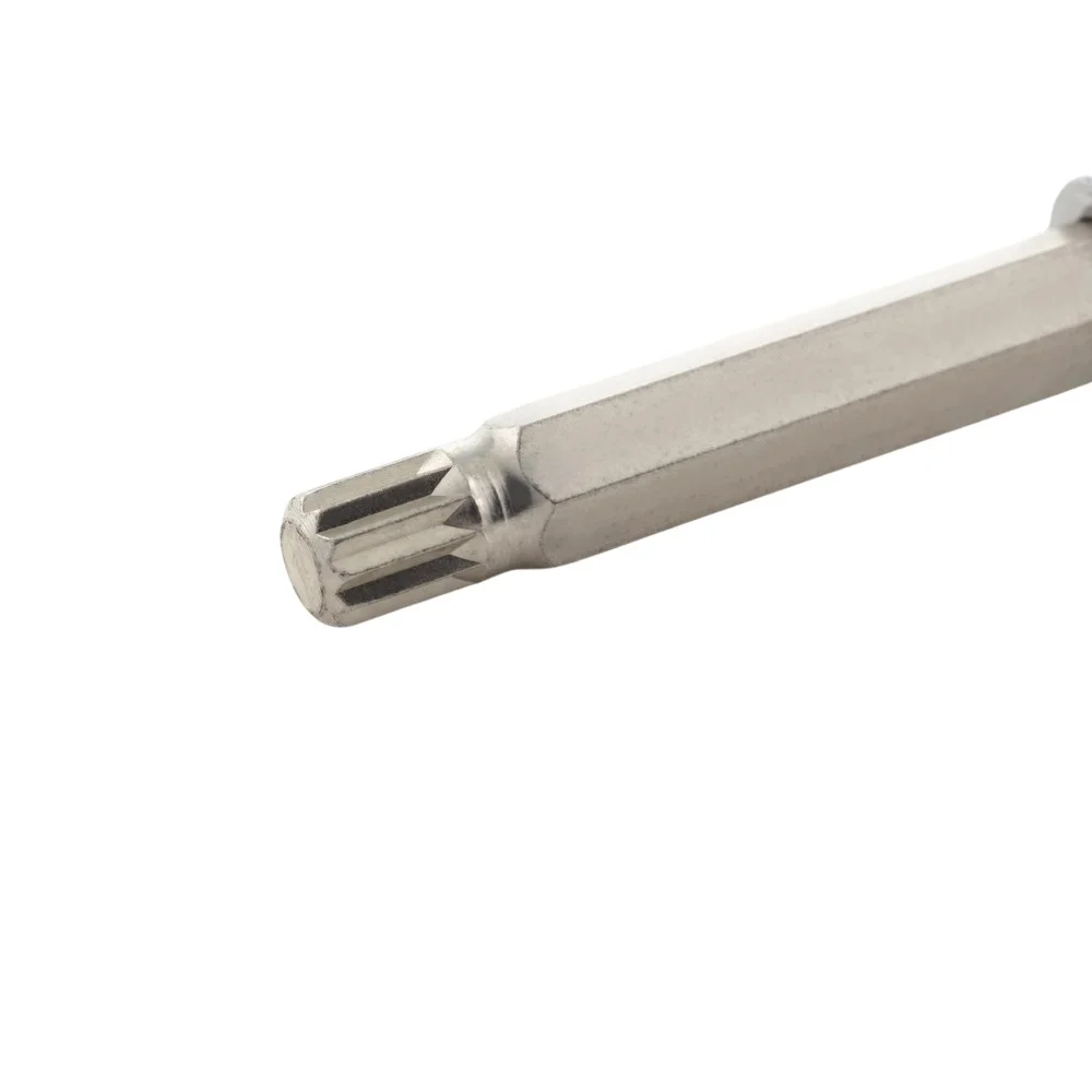 Soquete Ponta Multidentada Longo Encaixe 1/2" CRV 1/2X8MM Sata ST25803SC