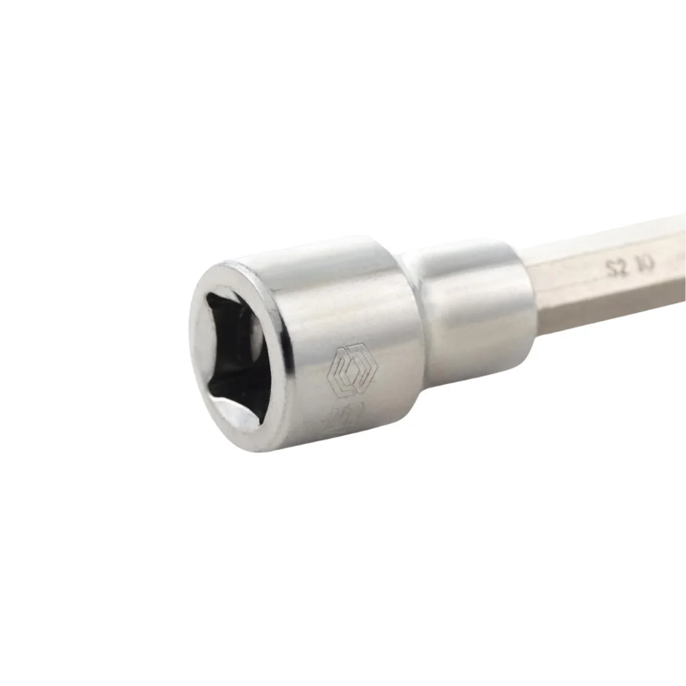 Soquete Ponta Multidentada Longo Encaixe 1/2" CRV 1/2X8MM Sata ST25803SC