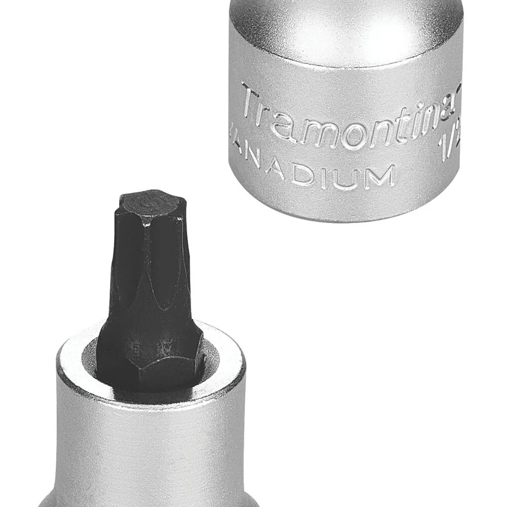 Soquete Ponta Torx Encaixe 1/2" CRV 1/2XT40 Tramontina Pro 44844/140