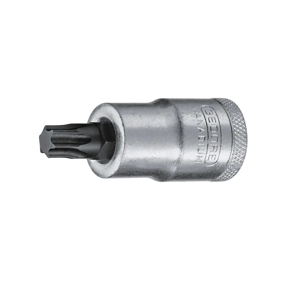 Soquete Ponta Torx Encaixe 1/2" CRV 1/2XT45 Gedore ITX19