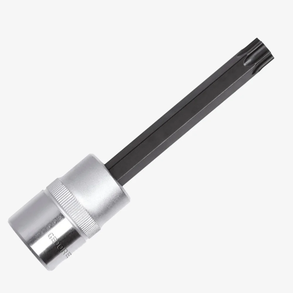 Soquete Ponta Torx Longo Encaixe 1/2" CRV 1/2XT30 Gedore Red R62451619