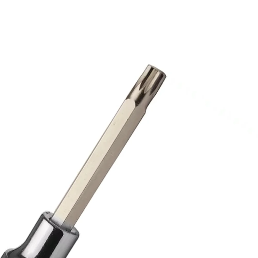 Soquete Ponta Torx Longo Encaixe 1/2" CRV 1/2XT30 Sata ST25104SC