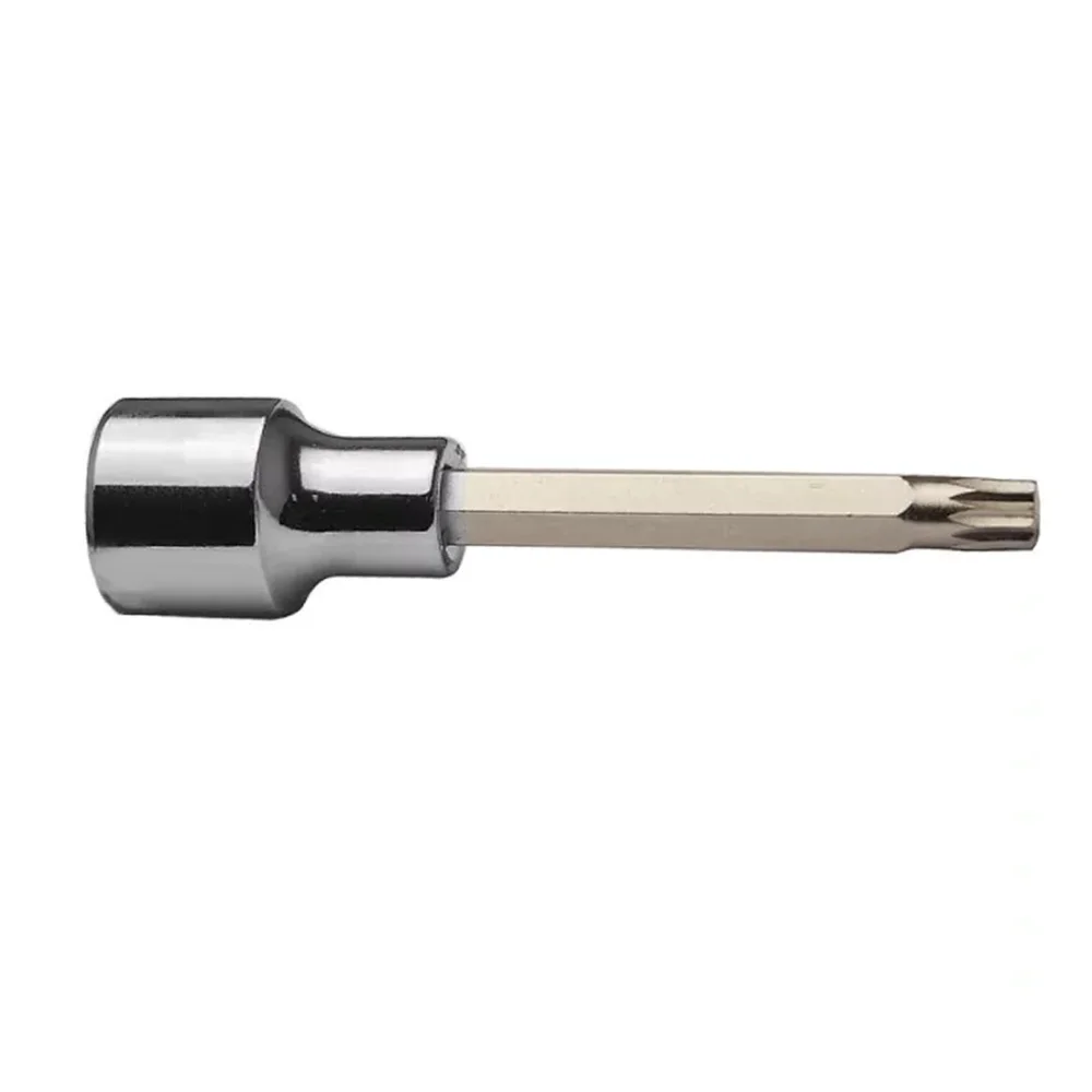 Soquete Ponta Torx Longo Encaixe 1/2" CRV 1/2XT30 Sata ST25104SC
