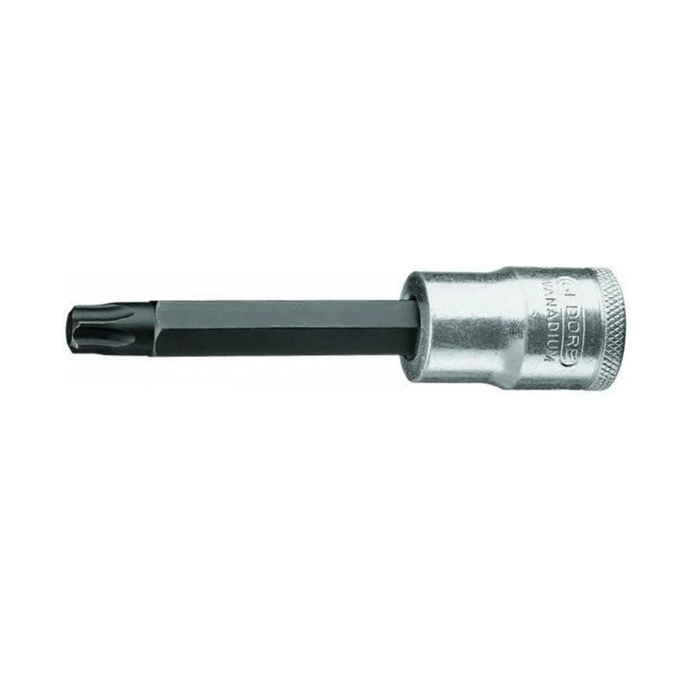 Soquete Ponta Torx Longo Encaixe 1/2" CRV 1/2XT40 Gedore ITX19L