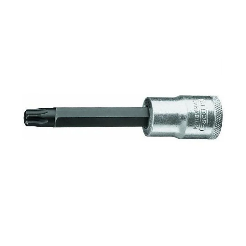 Soquete Ponta Torx Longo Encaixe 1/2" CRV 1/2XT50 Gedore ITX19L