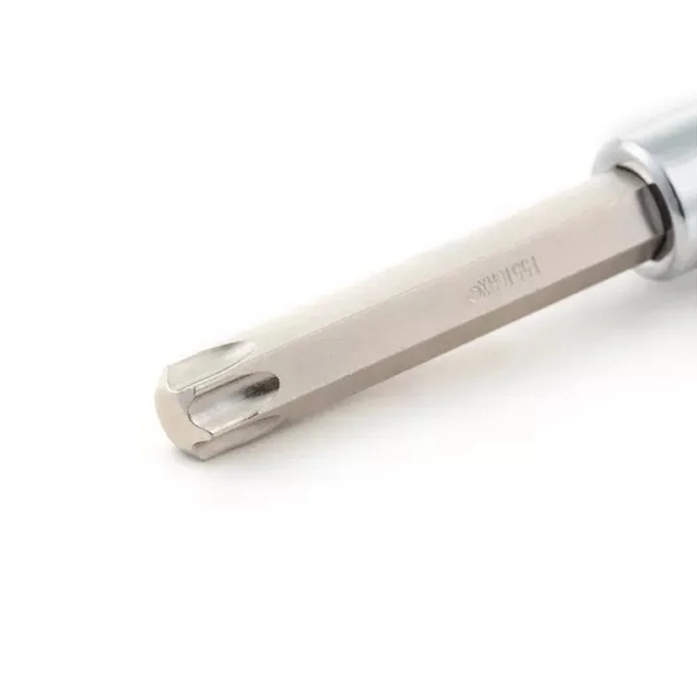 Soquete Ponta Torx Longo Encaixe 1/2" CRV 1/2XT55 Sata ST25108SC