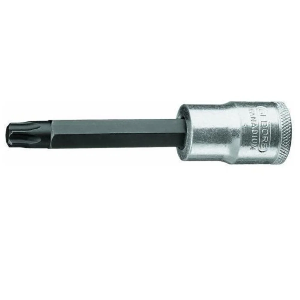 Soquete Ponta Torx Longo Encaixe 1/2" CRV 1/2XT60 Gedore ITX19L