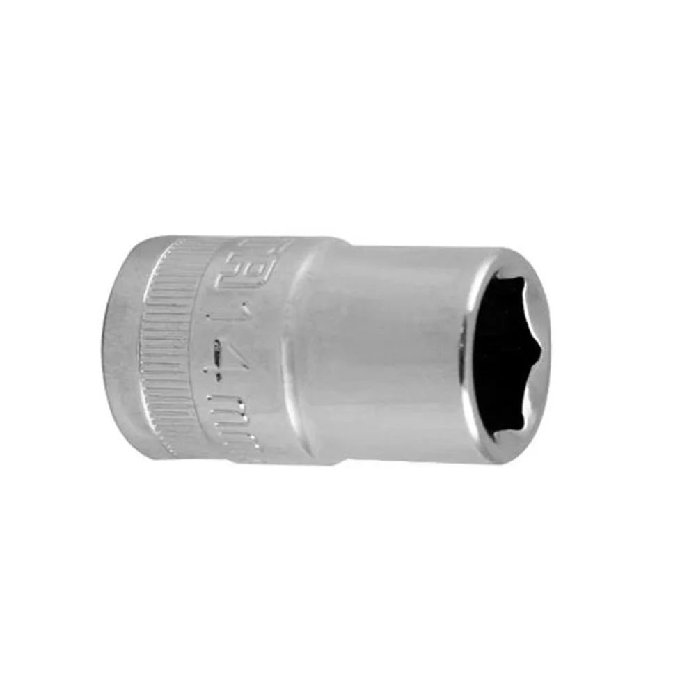 Soquete Sextavado Encaixe 1/2" CRV 1/2X14MM Sata ST13305SC