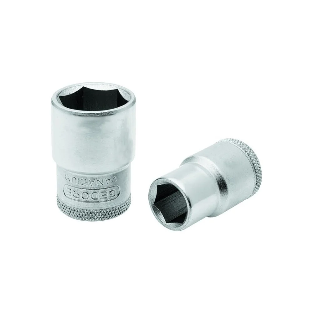 Soquete Sextavado Encaixe 1/2" CRV 1/2X15/16" Gedore 19