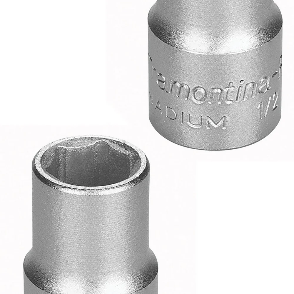 Soquete Sextavado Encaixe 1/2" CRV 1/2X15MM Tramontina Pro 44831/115
