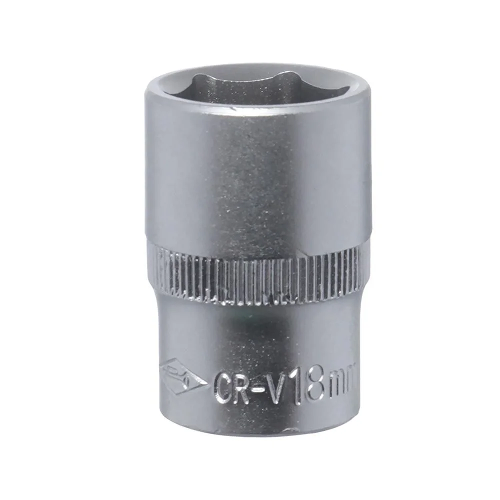 Soquete Sextavado Encaixe 1/2" CRV 1/2X18MM Corneta 3310218