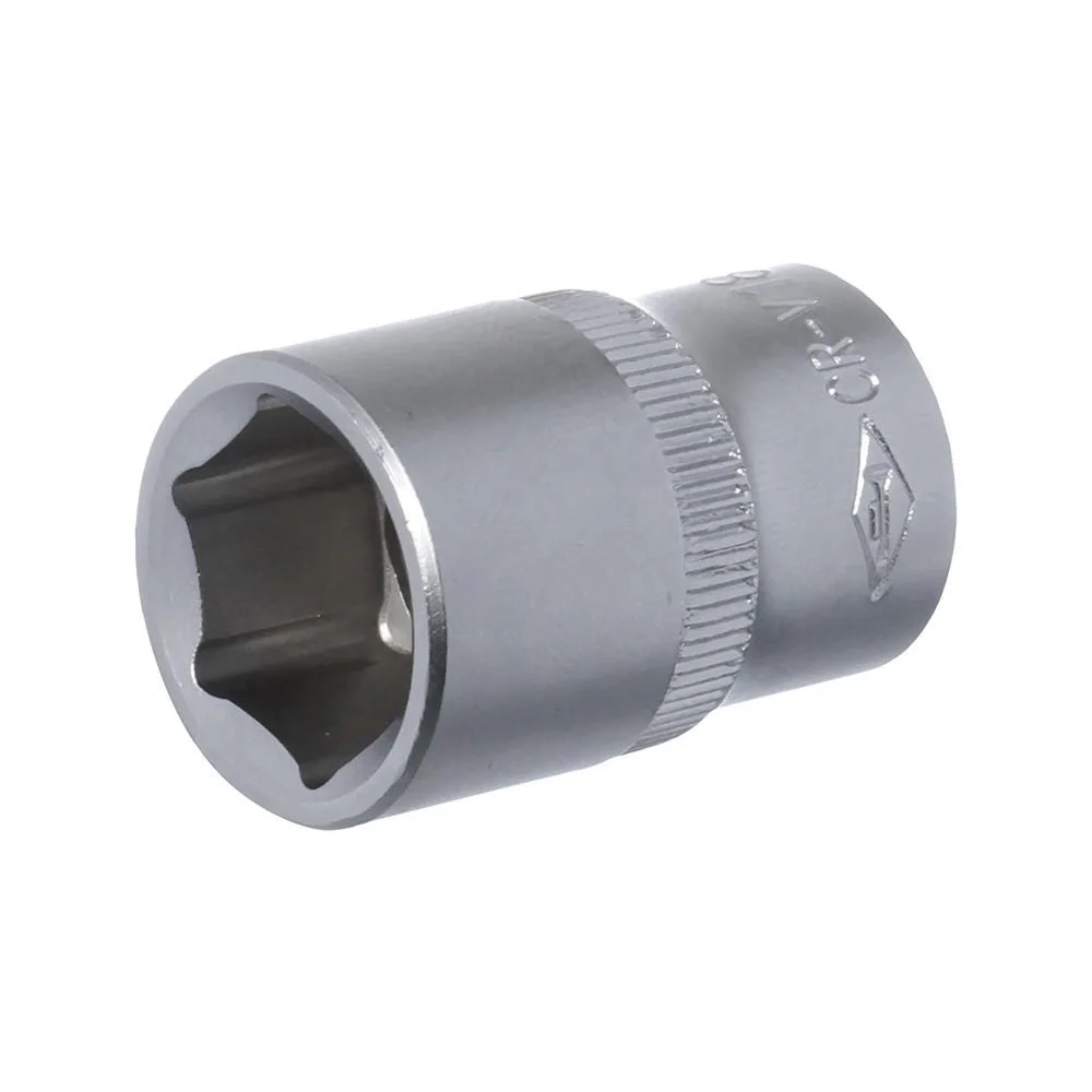 Soquete Sextavado Encaixe 1/2" CRV 1/2X18MM Corneta 3310218