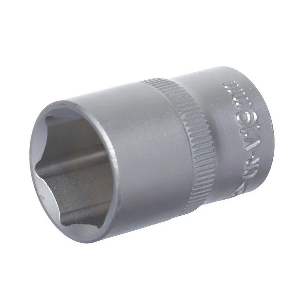 Soquete Sextavado Encaixe 1/2" CRV 1/2X19MM Corneta 3310219