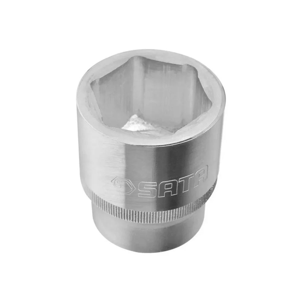 Soquete Sextavado Encaixe 1/2" CRV 1/2X20MM Sata ST13311SC