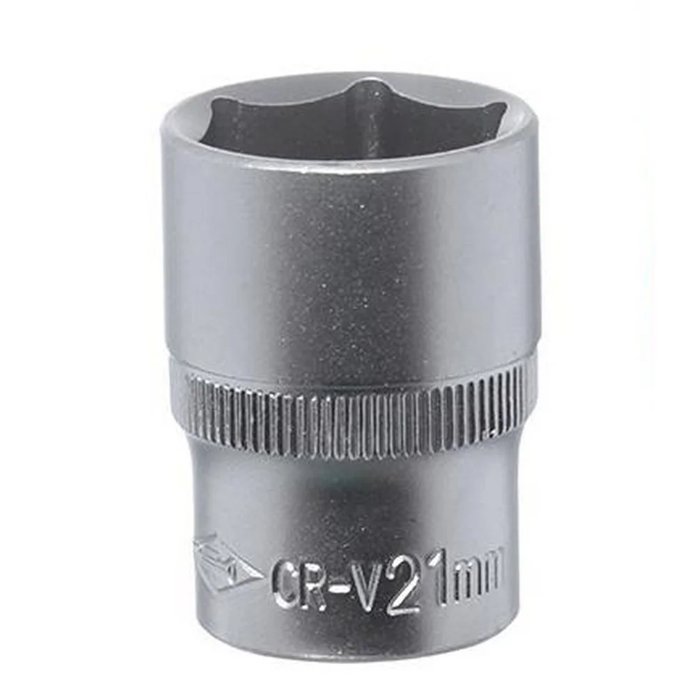 Soquete Sextavado Encaixe 1/2" CRV 1/2X21MM Corneta 3310221