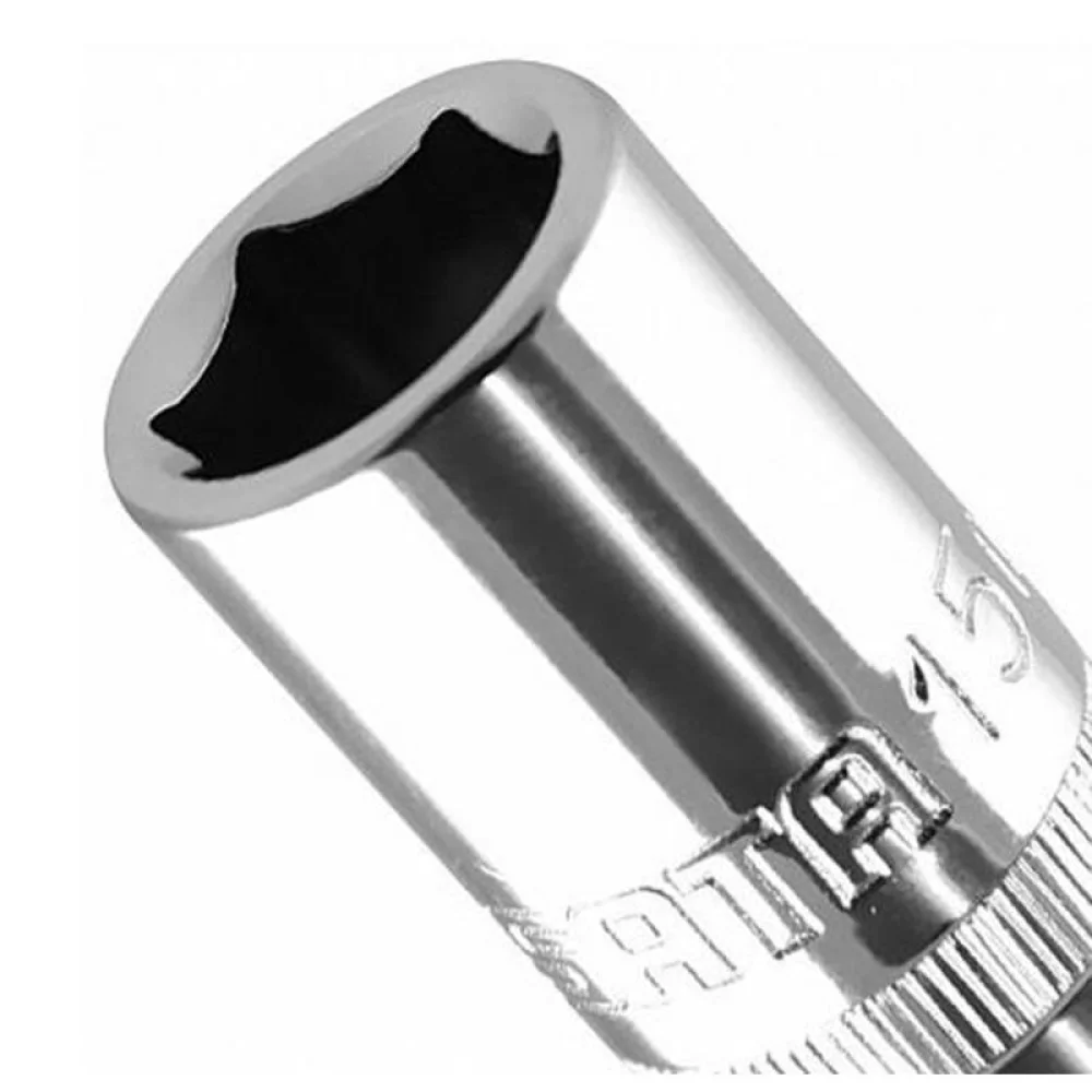 Soquete Sextavado Encaixe 1/2" CRV 1/2X15MM Sata ST13306SC