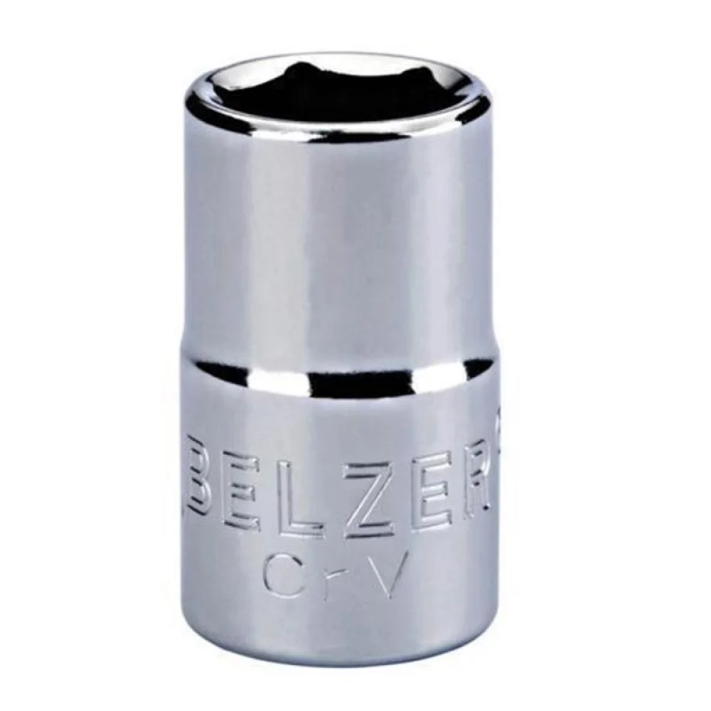 Soquete Sextavado Encaixe 1/2" CRV 1/2X18MM Belzer 205009BX