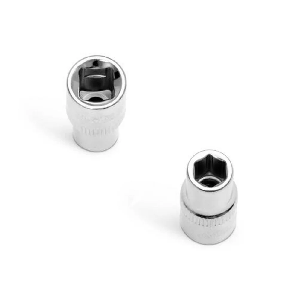Soquete Sextavado Encaixe 1/4" CRV 1/4X4MM Sata ST11302SC