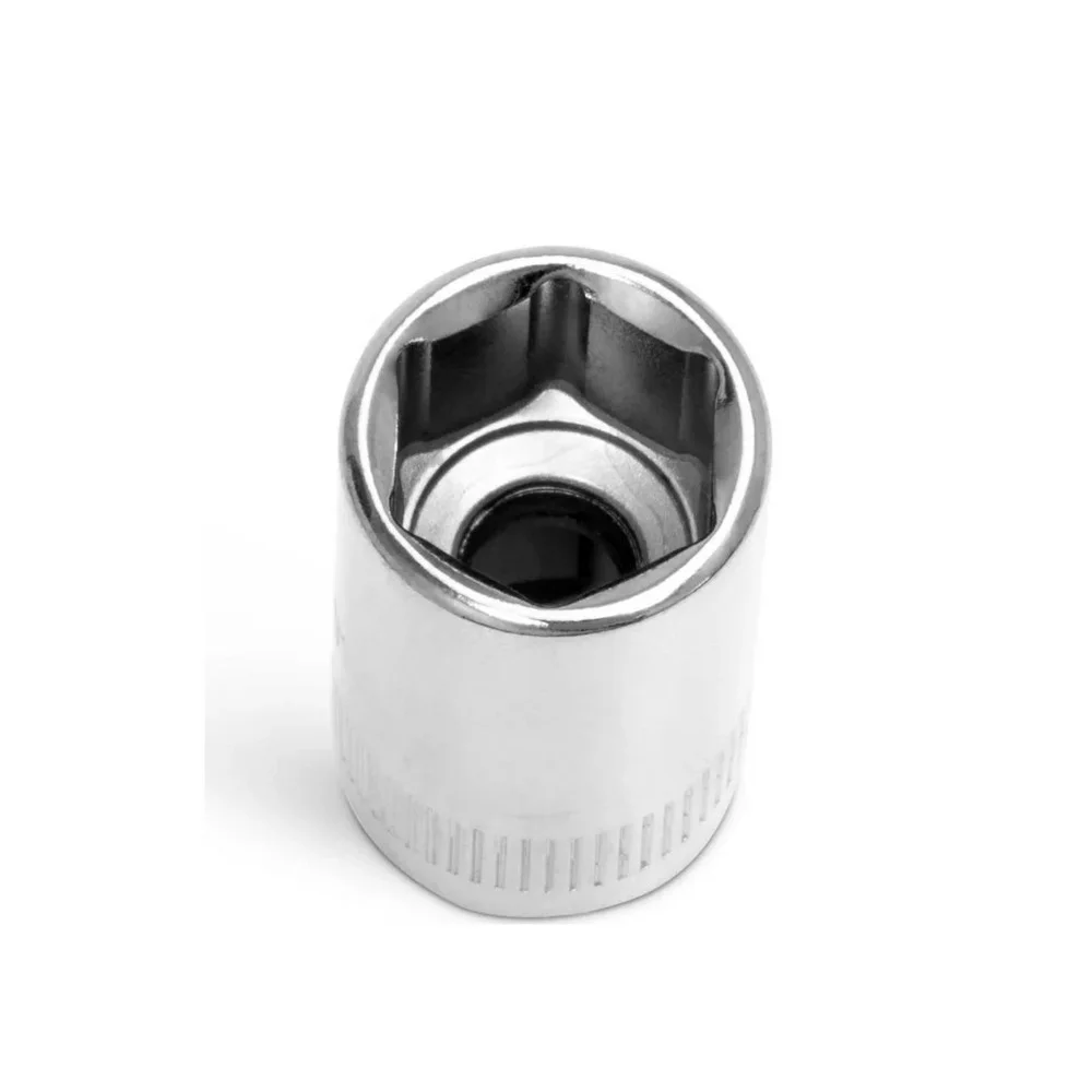 Soquete Sextavado Encaixe 1/4" CRV 1/4X8MM Sata ST11308SC