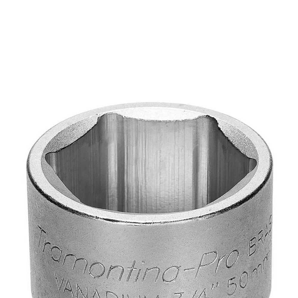 Soquete Sextavado Encaixe 3/4" CRV 3/4X19MM Tramontina Pro 44861/119