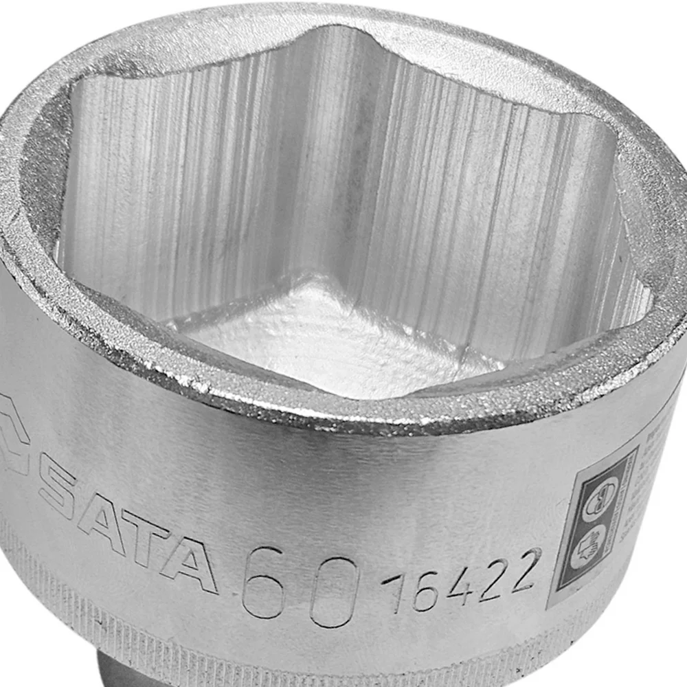 Soquete Sextavado Encaixe 3/4" CRV 3/4X60MM Sata ST16422SC