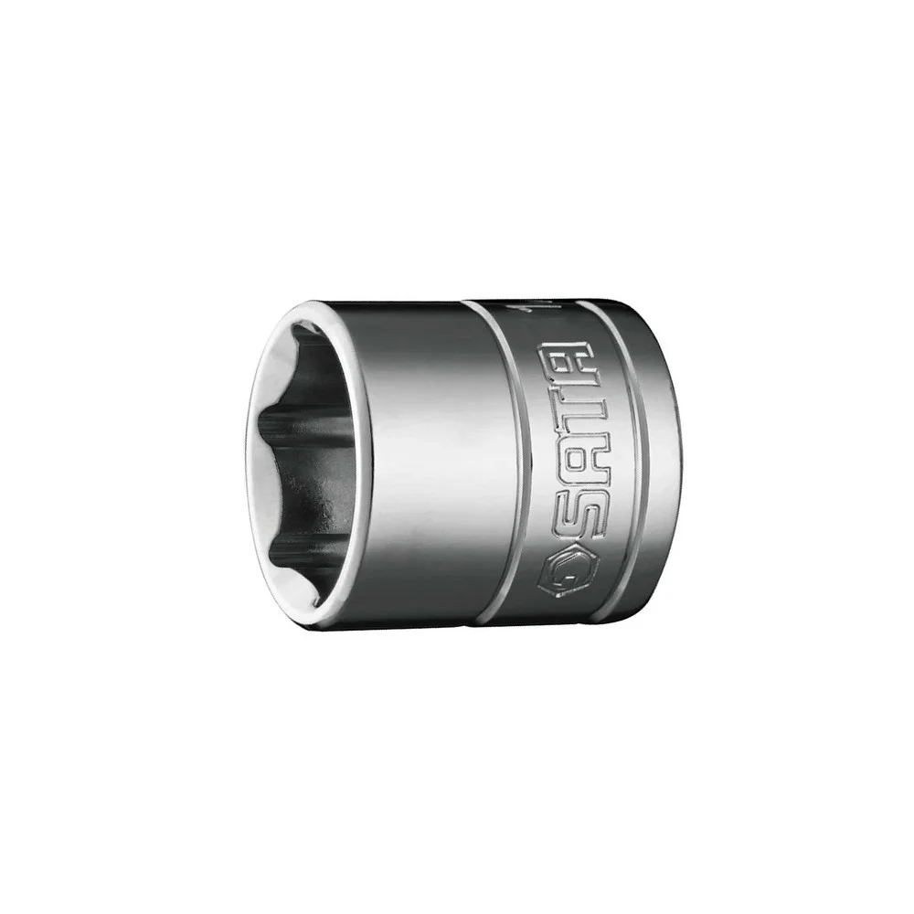 Soquete Sextavado Encaixe 3/8" CRV 3/8X8MM Sata ST12303SC