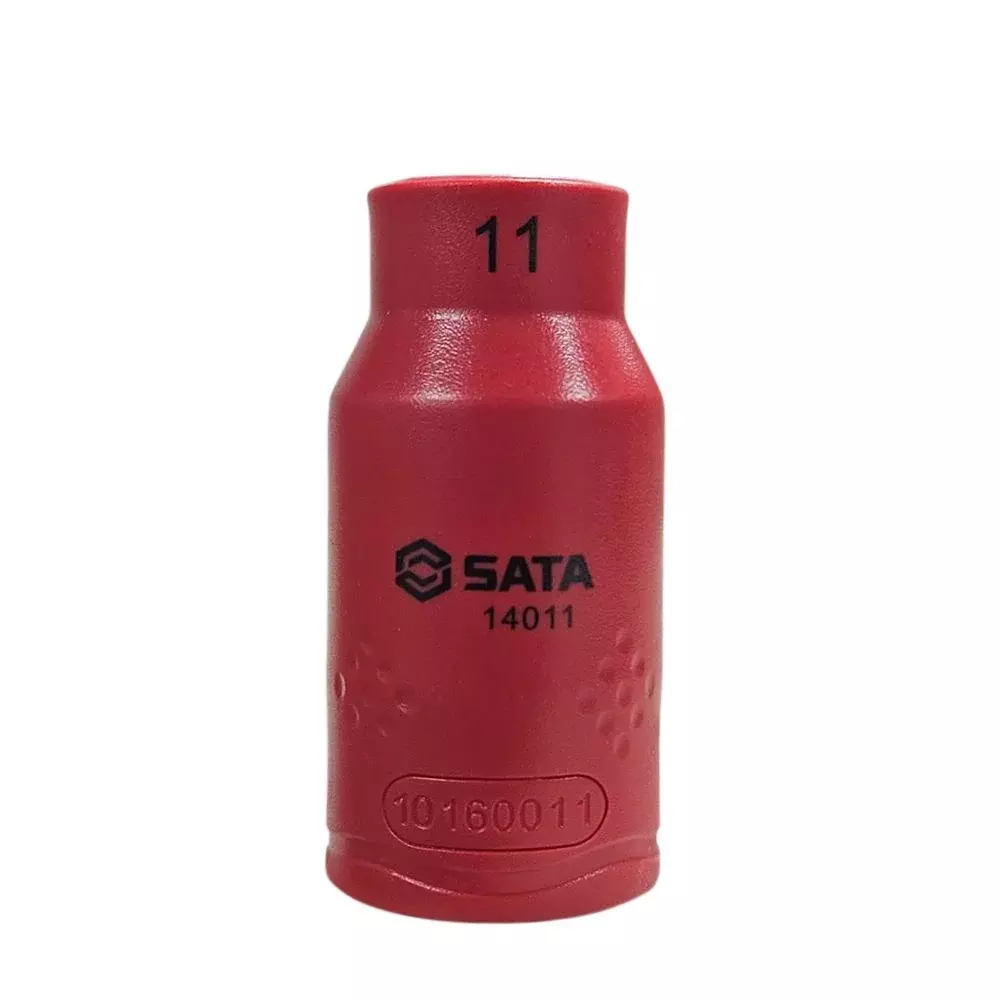 Soquete Sextavado Isolado 1000V VDE Encaixe 1/2" IEC60900 CRV 1/2X11MM Sata ST14011SC