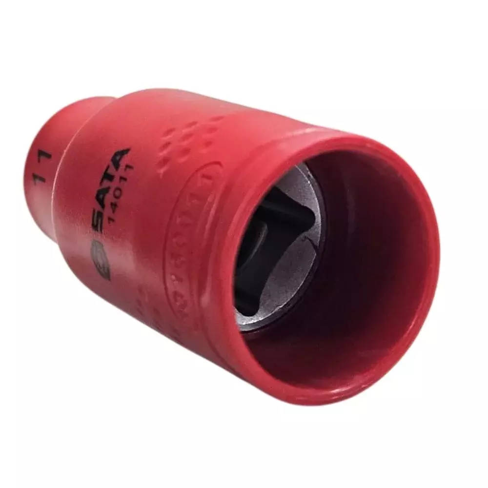 Soquete Sextavado Isolado 1000V VDE Encaixe 1/2" IEC60900 CRV 1/2X11MM Sata ST14011SC