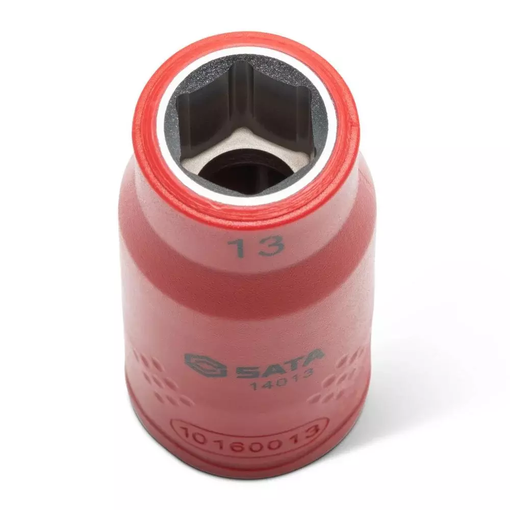 Soquete Sextavado Isolado 1000V VDE Encaixe 1/2" IEC60900 CRV 1/2X13MM Sata ST14013SC