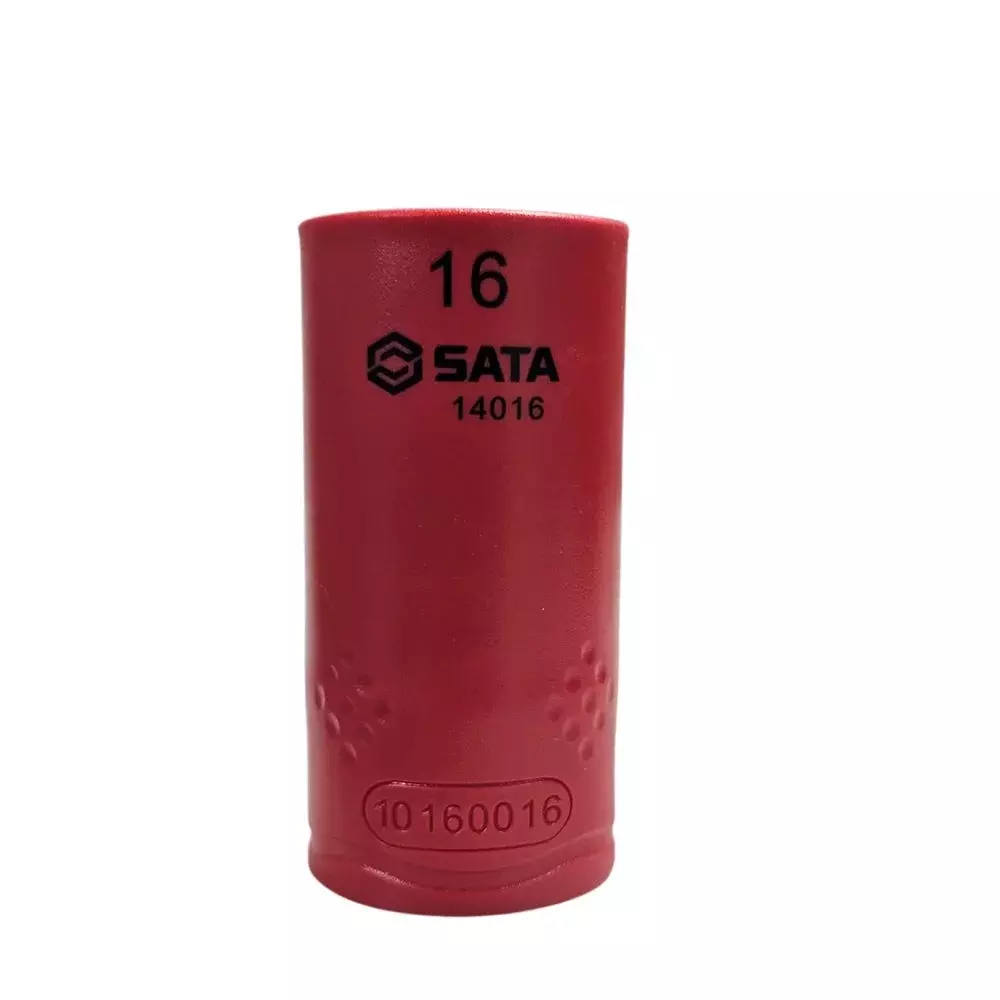 Soquete Sextavado Isolado 1000V VDE Encaixe 1/2" IEC60900 CRV 1/2X16MM Sata ST14016SC