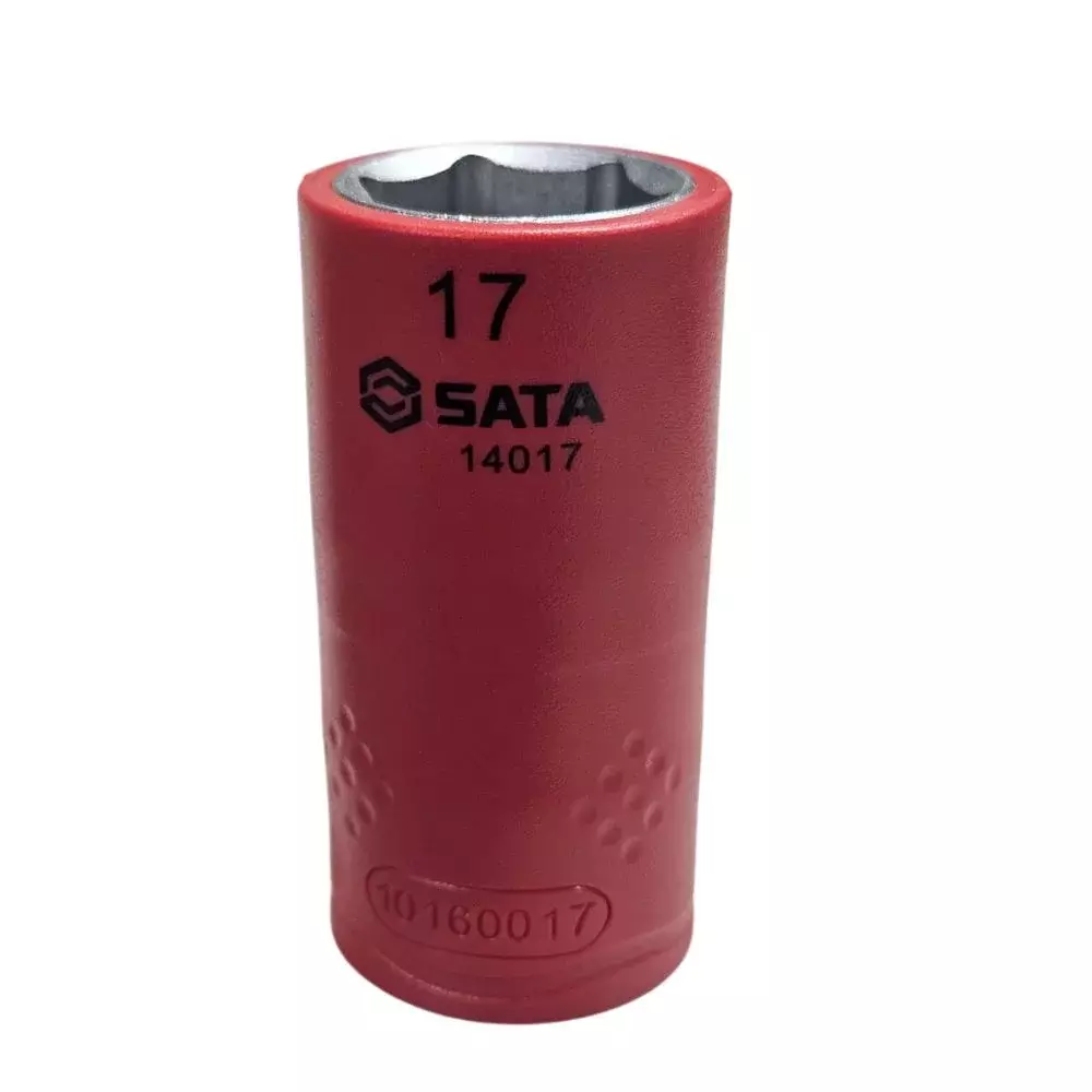 Soquete Sextavado Isolado 1000V VDE Encaixe 1/2" IEC60900 CRV 1/2X17MM Sata ST14017SC