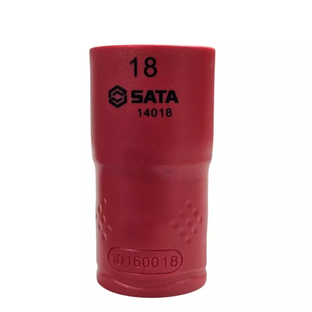 Soquete Sextavado Isolado 1000V VDE Encaixe 1/2" IEC60900 CRV 1/2X18MM Sata ST14018SC
