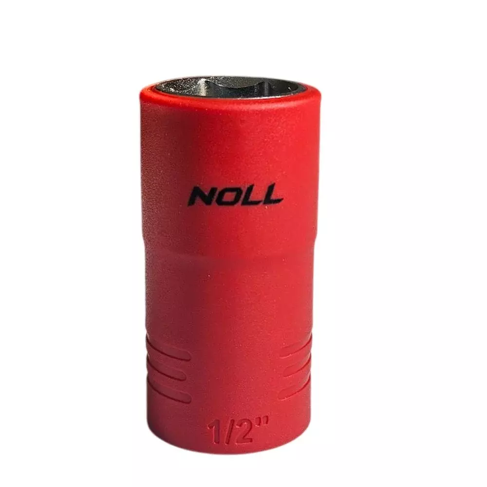Soquete Sextavado Isolado 1000V VDE Encaixe 1/2" IEC60900 NR10 CRV 1/2X19MM Noll 6800009