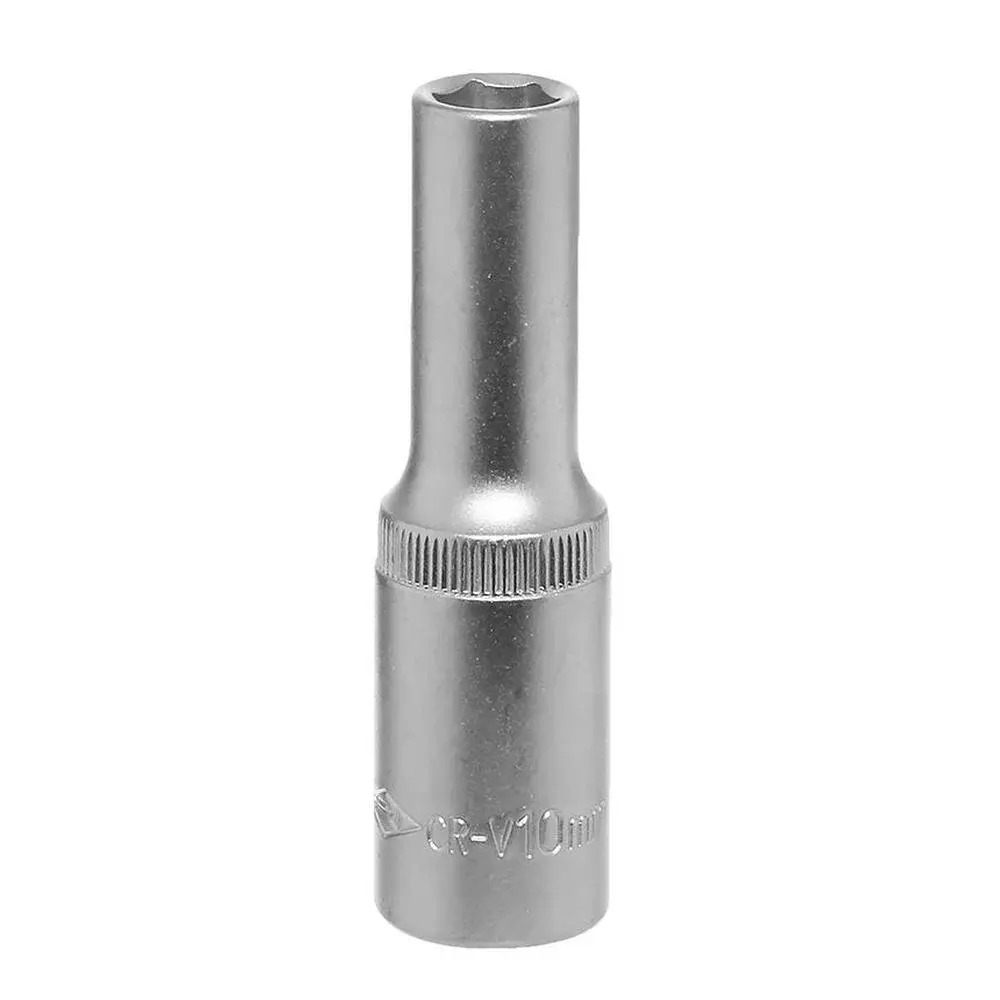 Soquete Sextavado Longo Encaixe 1/2" CRV 1/2X10MM Corneta 3310010